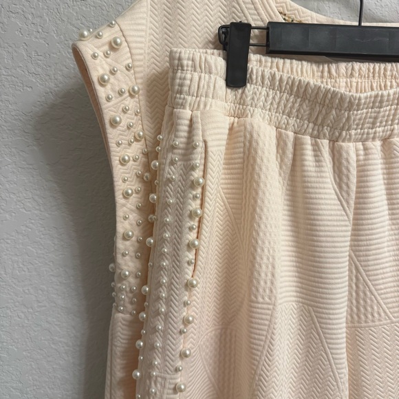 Umgee Cream Wide Leg Jumpsuit - Picture 2 of 3